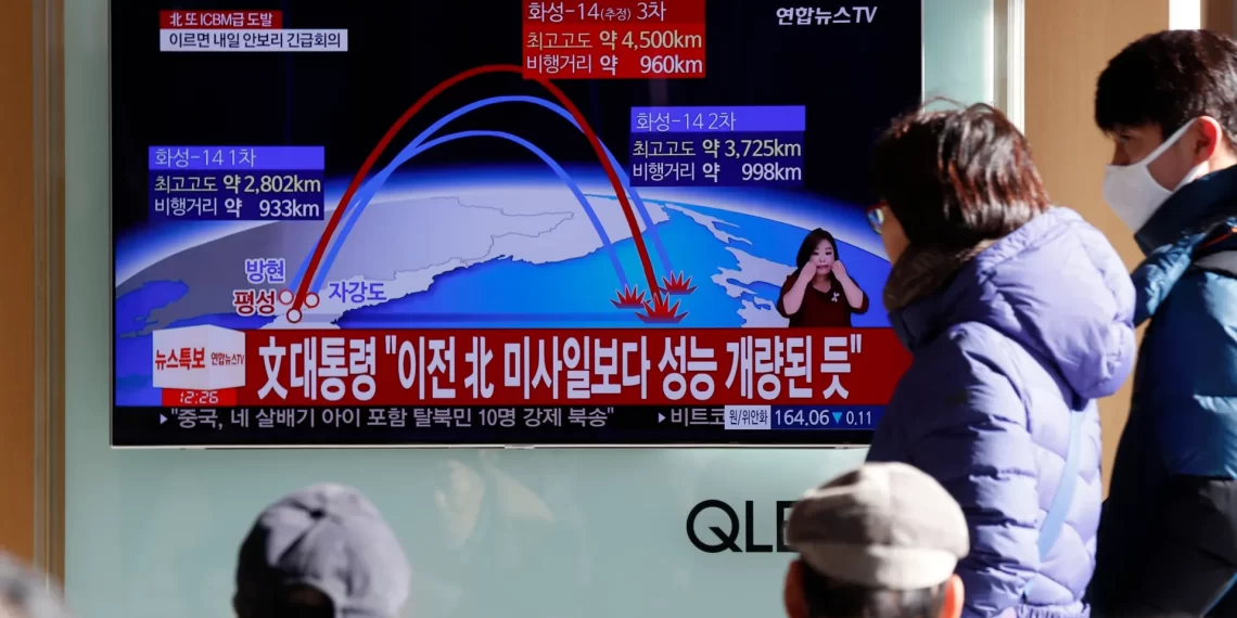 Corea del Norte Lanza Misil Balístico al Mar de Japón