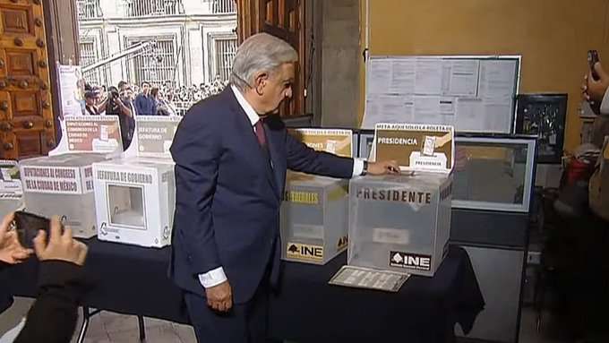 AMLO Participa en Elecciones Presidenciales 2024
