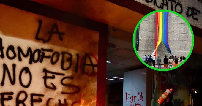 Comunidad LGBTIQ+ se Manifiesta en Infonavit tras Acto Homofóbico de Líder Sindical