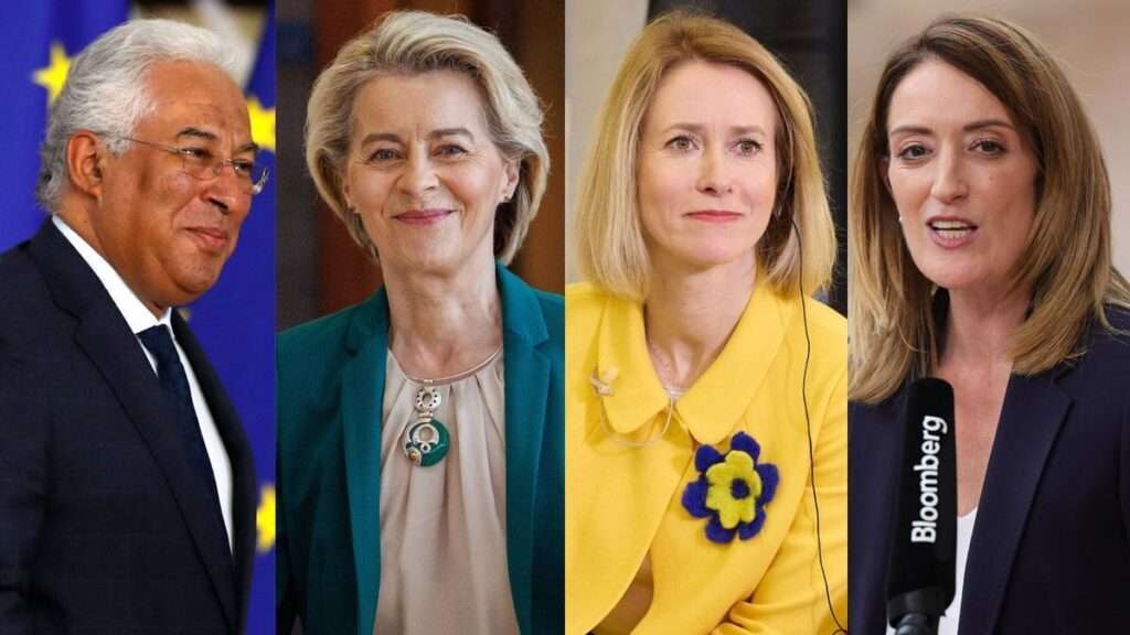 Los líderes de la UE acuerdan designar a Ursula von der Leyen, Antònio Costa y Kaja Kallas en roles clave.