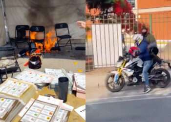 Tentativa de Incendio de Casillas en Querétaro Capital