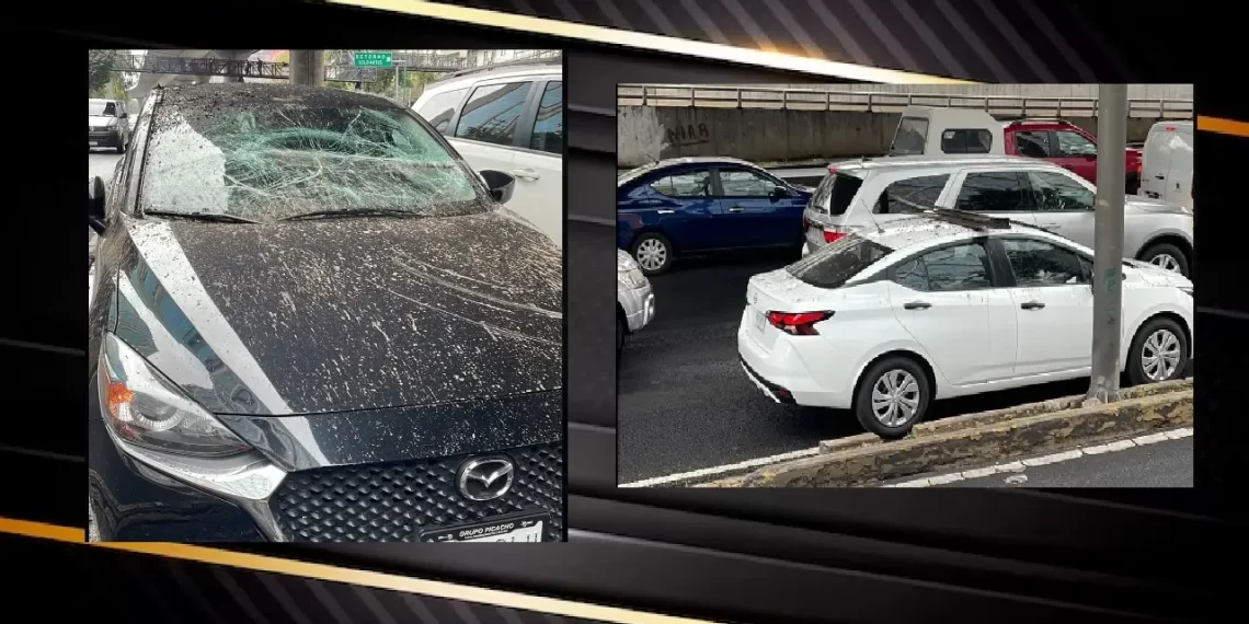 Desprendimiento de Tubo Metálico en el Segundo Piso del Periférico en CdMx