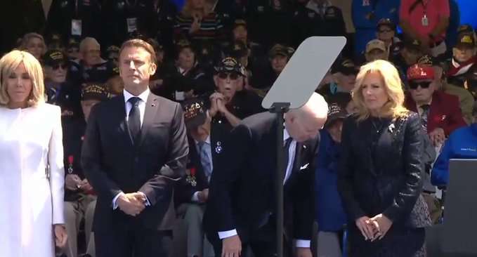 Biden: ¿Agotado o un Simple Descuido? Momento Incómodo Durante Conmemoración del Día D