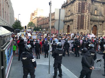 Manifestación en CDMX por Corrupción en Universidad Autónoma de Sinaloa