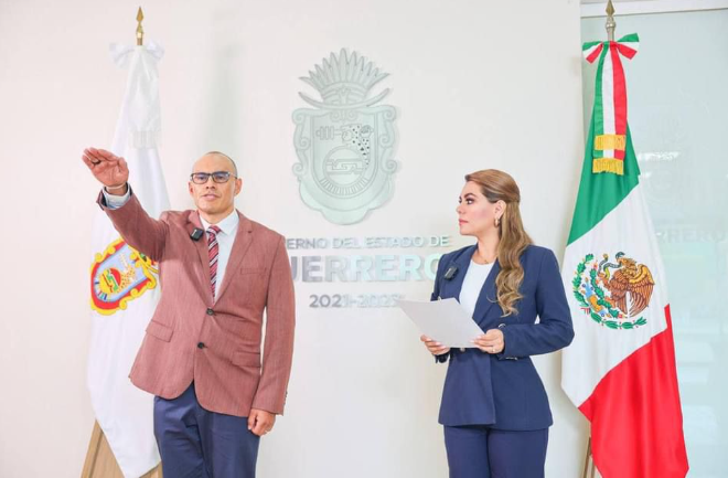 Evelyn Salgado nombra a Josué Barrón Sevilla como titular de Seguridad Pública en Guerrero