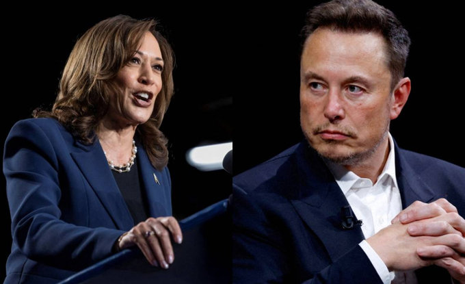 Elon Musk Genera Controversia al Compartir Video Manipulado de Kamala Harris en X