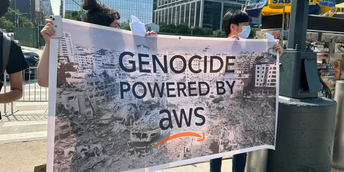 Amazon refuerza la seguridad en sus eventos ante protestas por el ‘Project Nimbus’