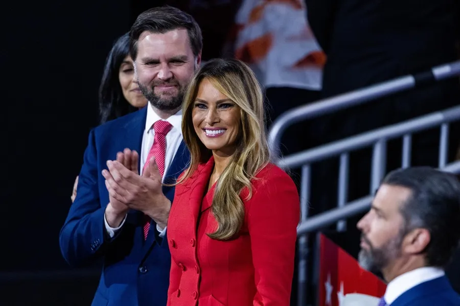 Melania Trump y su familia marcan presencia en la Convención Nacional Republicana