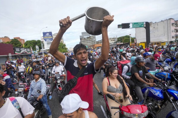 Miles Protestan en Caracas contra la Reelección de Maduro