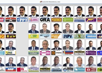 Maduro figura en 13 ocasiones en la boleta de las elecciones presidenciales de Venezuela.