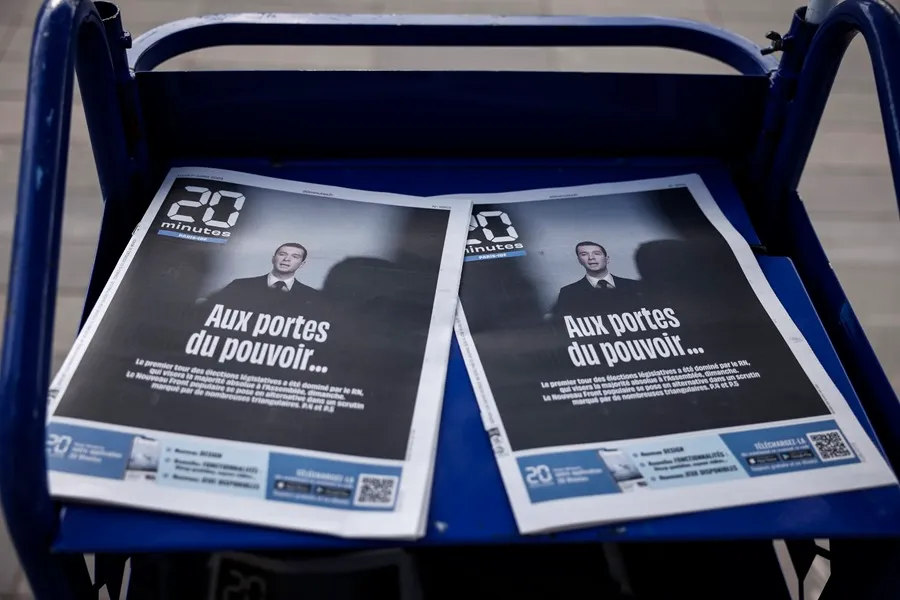La Agrupación Nacional (RN) de Marine Le Pen lidera la primera vuelta de las legislativas en Francia con el 33,15% de los votos.