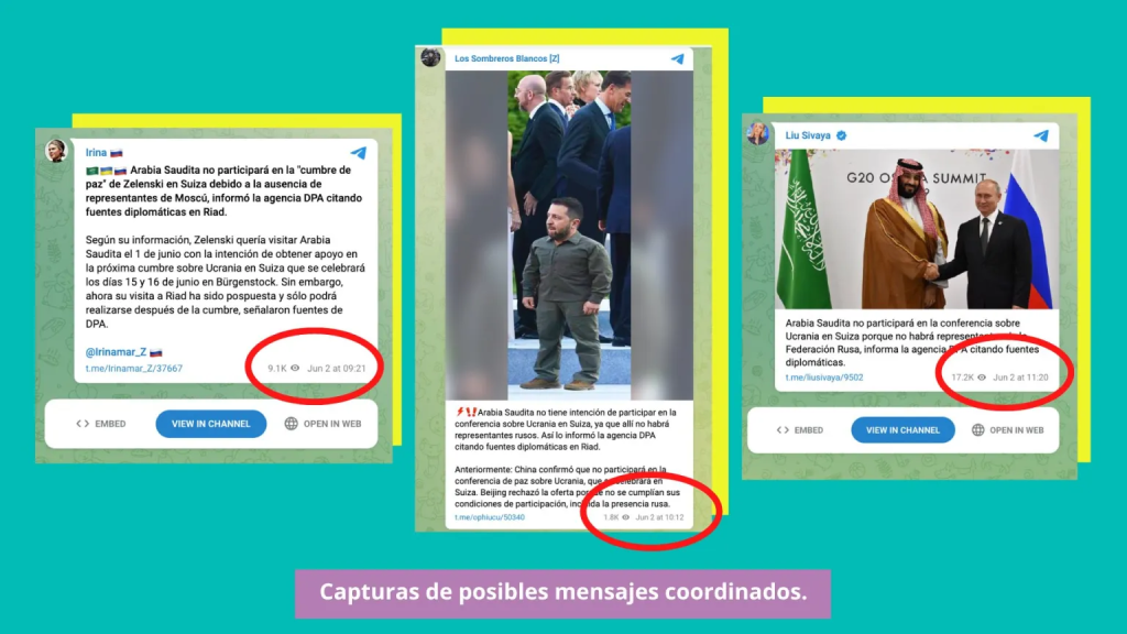 La red de canales de Telegram promovida por Rusia difunde un caudal de aproximadamente 84,000 mensajes al año, mezclando noticias falsas con información verídica, en un esfuerzo por influir en usuarios de España y Latinoamérica.