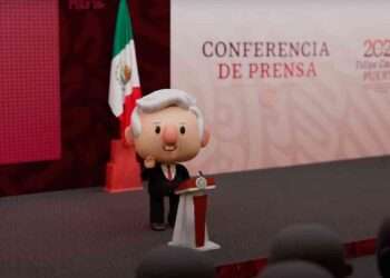 Entrada Animada de AMLO en Palacio Nacional con Gatito