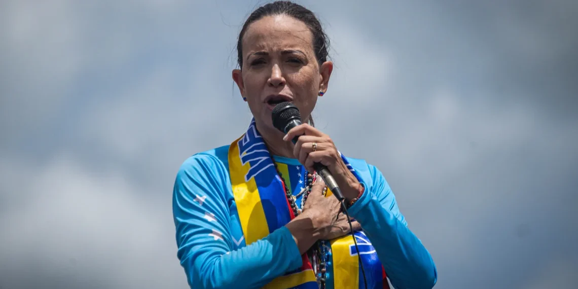 María Corina Machado afirma que el fin del “régimen del horror” en Venezuela está próximo