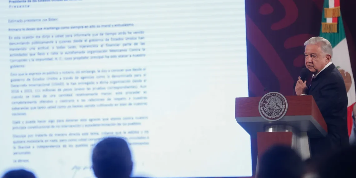 López Obrador solicita a Biden detener la influencia de EE.UU. en organizaciones mexicanas