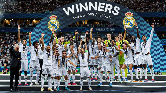 Real Madrid gana la Supercopa de Europa con un debut estelar de Mbappé