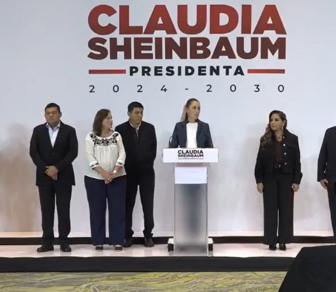 Claudia Sheinbaum se reúne con gobernadores del sur para discutir proyectos