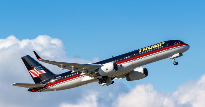 Avión de Donald Trump realiza aterrizaje de emergencia por falla mecánica en Montana