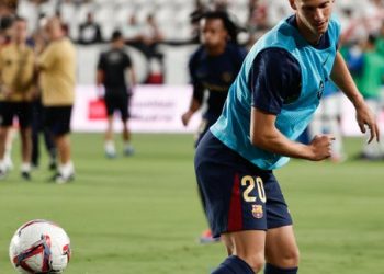 El Barcelona inscribe a Dani Olmo y podrá debutar contra el Rayo Vallecano