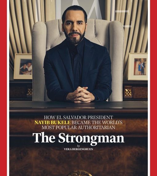 Bukele en la portada de TIME: promete no postularse para un tercer mandato