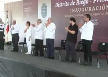 AMLO y Sheinbaum muestran apoyo a Rocha Moya en visita a Sinaloa