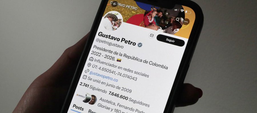 Gustavo Petro y el Gobierno a través de la Red Social X