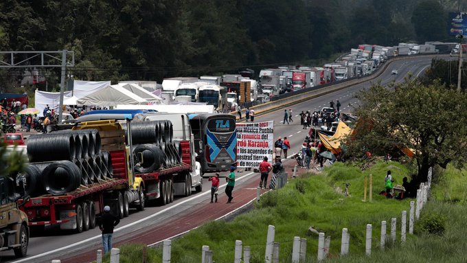 Ejidatarios de Tlaxcala Liberan Carreteras Tras 72 Horas de Bloqueos