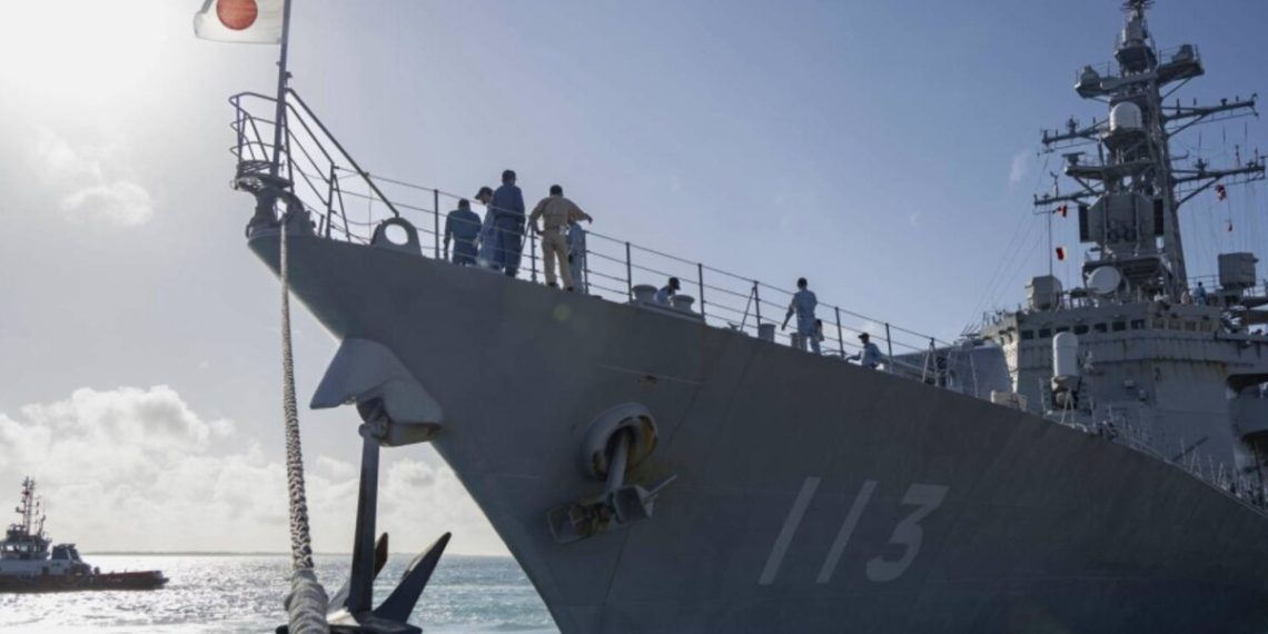 Japón realiza su primer tránsito naval por el estrecho de Taiwán en alianza con Australia y Nueva Zelanda