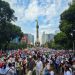 Estudiantes y trabajadores del PJF protestan contra la reforma al Poder Judicial