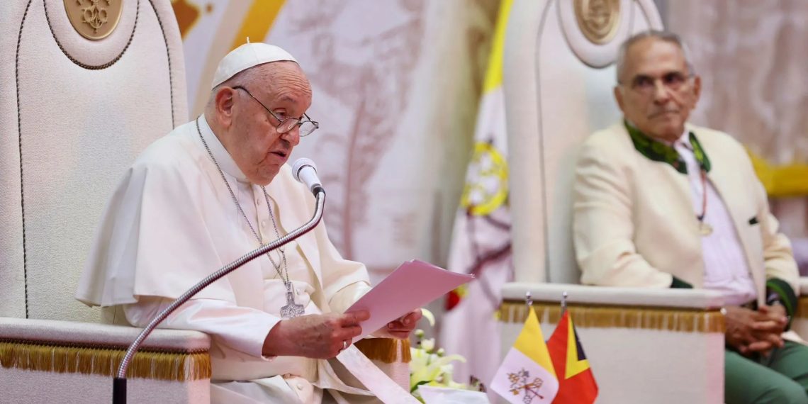 El Papa en Timor Oriental: Llama a actuar con responsabilidad para prevenir abusos a menores