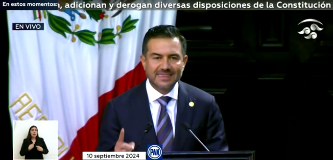 Miguel Ángel Yunes Márquez apoya la reforma judicial pese a críticas en el PAN