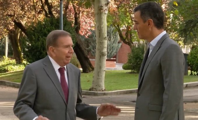 Pedro Sánchez se reúne con el opositor venezolano Edmundo González