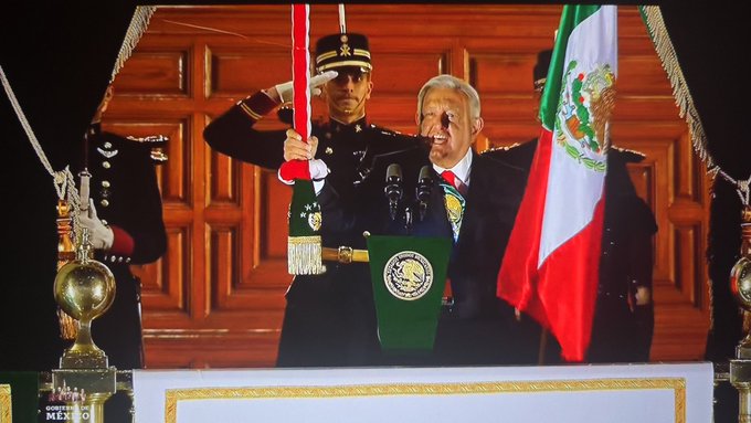 AMLO da su último Grito de Independencia como Presidente