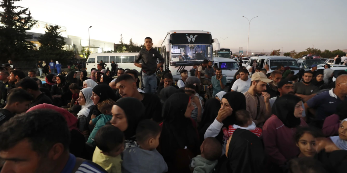 Más de 30.000 personas buscan refugio en Siria por el conflicto en Líbano