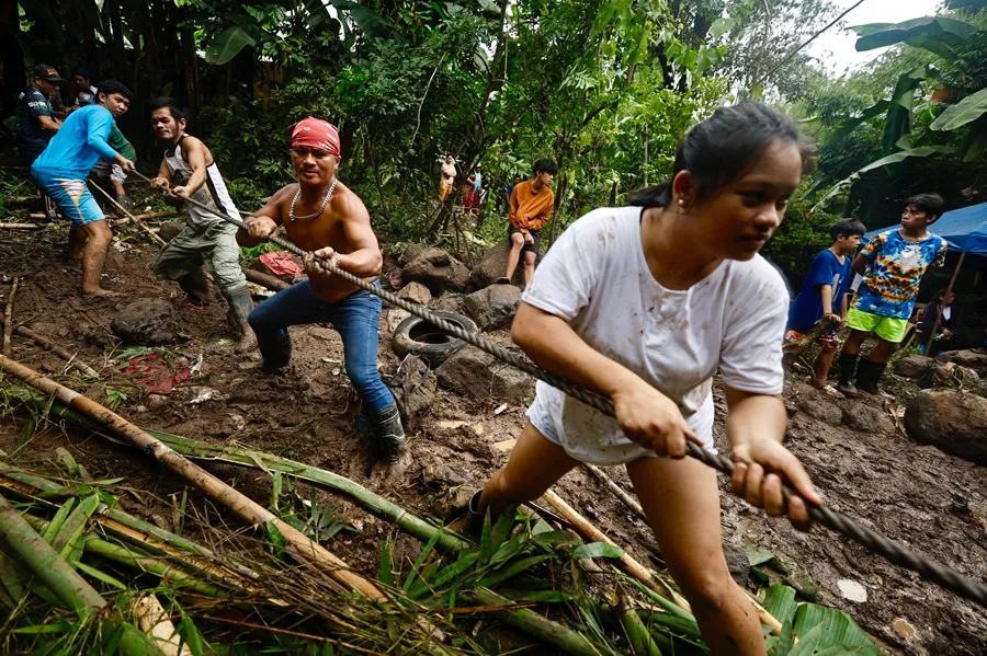 Diez muertos y diez heridos por la tormenta tropical Yagi en Filipinas.