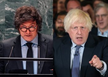 Javier Milei se reúne con Boris Johnson en Buenos Aires