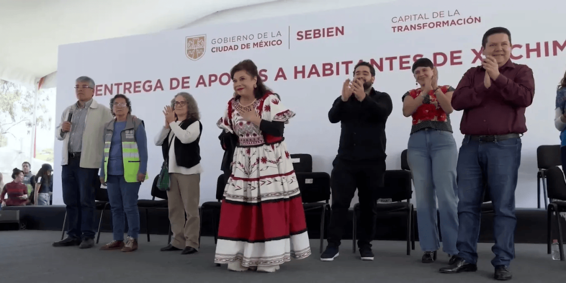 Apoyos del gobierno de CDMX para productores de cempasúchil en Xochimilco