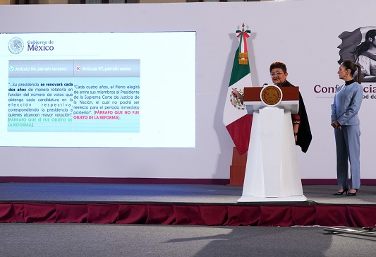 Artículo transitorio aclarará proceso de elección del presidente de la SCJN, afirma Godoy