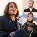 Kamala Harris celebra el apoyo de Bad Bunny y JLO en su campaña