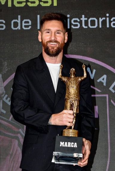 Lionel Messi se siente en forma y feliz al recibir el Premio Marca América
