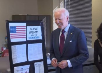Joe Biden emite su voto anticipado en Delaware para las elecciones de 2024