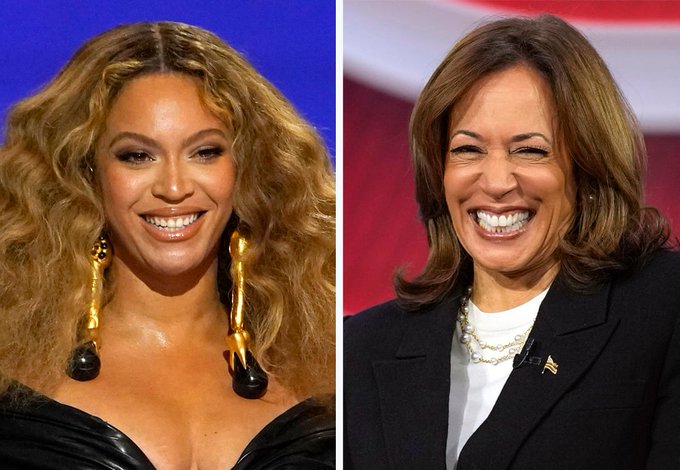 Beyoncé apoya a Kamala Harris en un evento de campaña en Texas