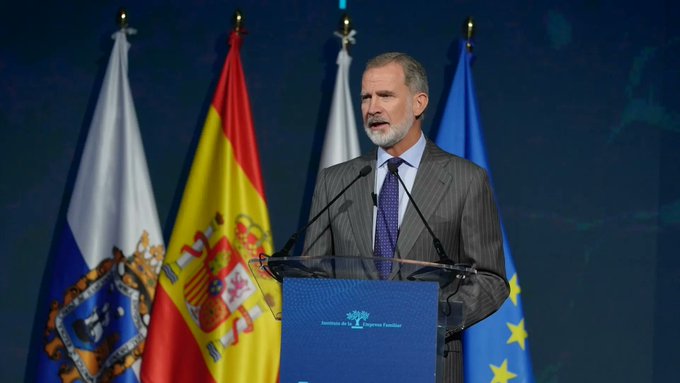 El rey Felipe VI resalta la visión de futuro de las empresas familiares