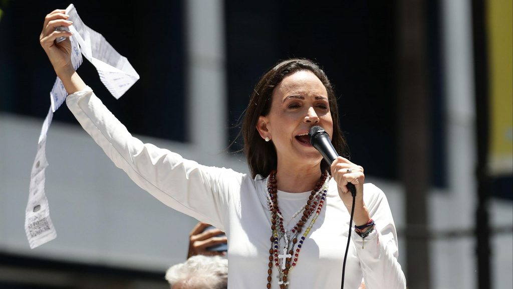 Nicolás Maduro exige la captura de María Corina Machado y otros opositores por su supuesta implicación en el “robo” de Citgo.