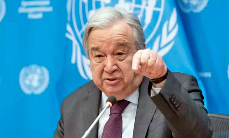 El secretario general de la ONU, António Guterres, condena el ataque israelí contra la FINUL como una violación de la ley humanitaria.