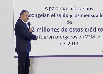 Infonavit congela 2 millones de créditos hipotecarios impagables