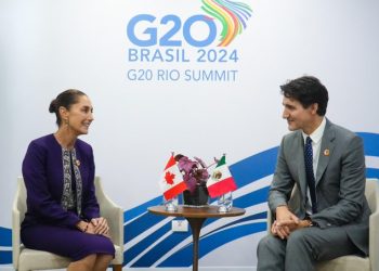 Sheinbaum y Trudeau coinciden en los beneficios del T-MEC en la Cumbre del G20