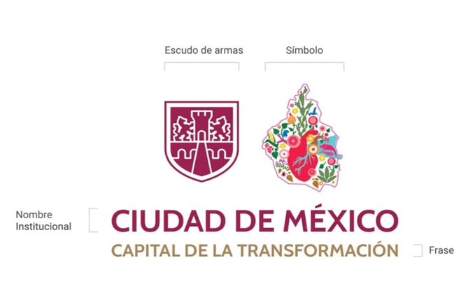 Presentan nuevo logotipo de la CDMX bajo Clara Brugada
