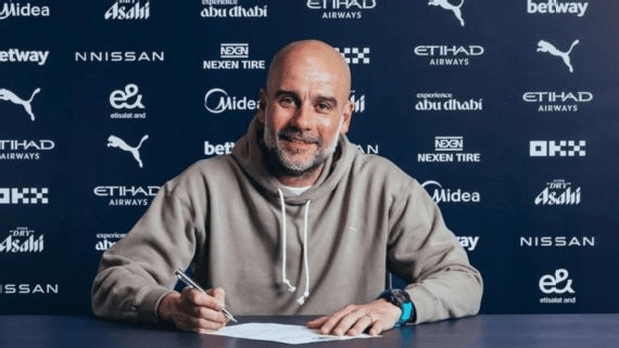 Pep Guardiola renueva con el Manchester City hasta 2027