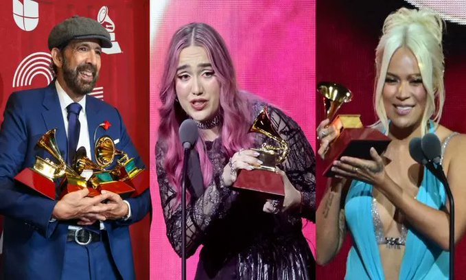Lista de Ganadores de los Latin Grammy 2024